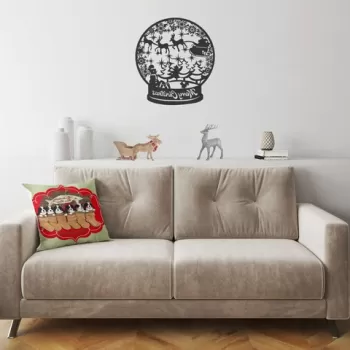 Perna decorativa, A12999, 43x43 cm, 50% Bumbac / 50% Poliester, Multicolor imagine