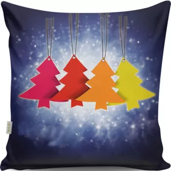 Perna decorativa, A13000, 43x43 cm, 50% Bumbac / 50% Poliester, Multicolor imagine