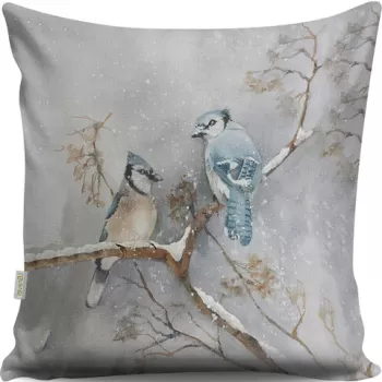 Perna decorativa, A13045, 43x43 cm, 50% Bumbac / 50% Poliester, Multicolor imagine