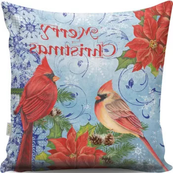 Perna decorativa, A13050, 43x43 cm, 50% Bumbac / 50% Poliester, Multicolor imagine