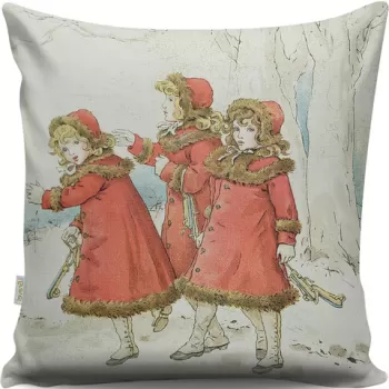 Perna decorativa, A13052, 43x43 cm, 50% Bumbac / 50% Poliester, Multicolor imagine