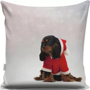 Perna decorativa, A13055, 43x43 cm, 50% Bumbac / 50% Poliester, Multicolor imagine