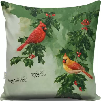 Perna decorativa, A13061, 43x43 cm, 50% Bumbac / 50% Poliester, Multicolor imagine