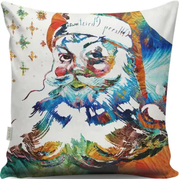 Perna decorativa, A13062, 43x43 cm, 50% Bumbac / 50% Poliester, Multicolor imagine