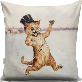 Perna decorativa, A13067, 43x43 cm, 50% Bumbac / 50% Poliester, Multicolor imagine