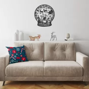 Perna decorativa, A13071, 43x43 cm, 50% Bumbac / 50% Poliester, Multicolor imagine