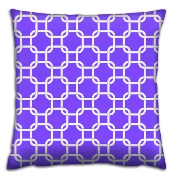 Perna decorativa, A14007, 43x43 cm, 50% Bumbac / 50% Poliester, Multicolor imagine