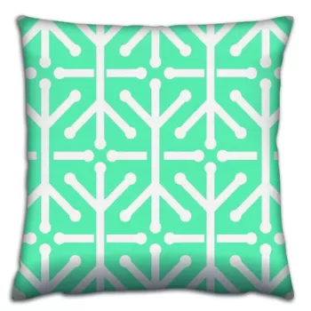 Perna decorativa, A14254, 43x43 cm, 50% Bumbac / 50% Poliester, Multicolor imagine