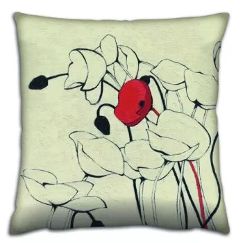 Perna decorativa, A14365, 43x43 cm, 50% Bumbac / 50% Poliester, Multicolor imagine