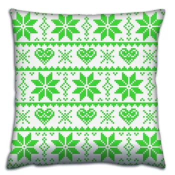 Perna decorativa, A14405, 43x43 cm, 50% Bumbac / 50% Poliester, Multicolor imagine