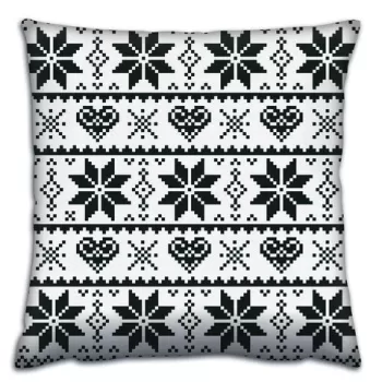 Perna decorativa, A14407, 43x43 cm, 50% Bumbac / 50% Poliester, Multicolor imagine