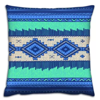 Perna decorativa, A14428, 43x43 cm, 50% Bumbac / 50% Poliester, Multicolor imagine