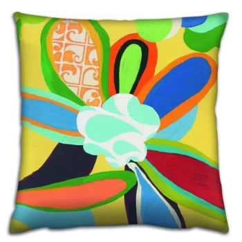 Perna decorativa, A14501, 43x43 cm, 50% Bumbac / 50% Poliester, Multicolor imagine