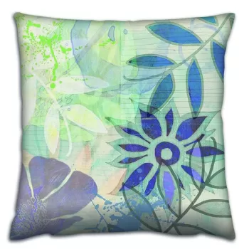 Perna decorativa, A14508, 43x43 cm, 50% Bumbac / 50% Poliester, Multicolor imagine