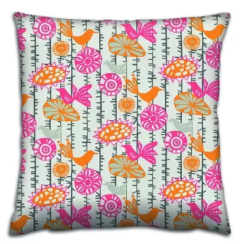 Perna decorativa, A14603, 43x43 cm, 50% Bumbac / 50% Poliester, Multicolor imagine