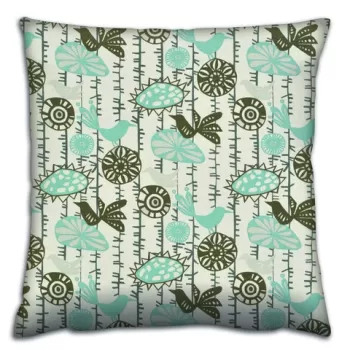 Perna decorativa, A14604, 43x43 cm, 50% Bumbac / 50% Poliester, Multicolor imagine