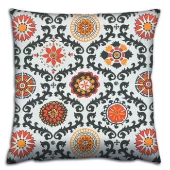 Perna decorativa, A14622, 43x43 cm, 50% Bumbac / 50% Poliester, Multicolor imagine