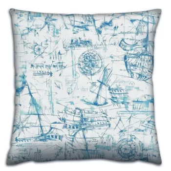 Perna decorativa, A14637, 43x43 cm, 50% Bumbac / 50% Poliester, Multicolor imagine