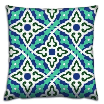 Perna decorativa, A14656, 43x43 cm, 50% Bumbac / 50% Poliester, Multicolor imagine