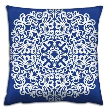 Perna decorativa, A14669, 43x43 cm, 50% Bumbac / 50% Poliester, Multicolor imagine