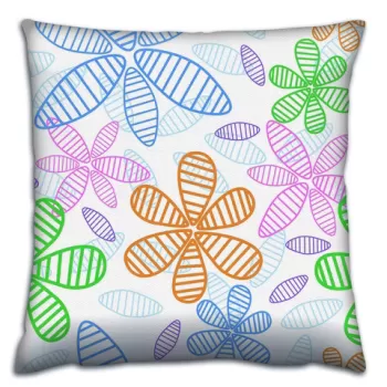 Perna decorativa, A14697, 43x43 cm, 50% Bumbac / 50% Poliester, Multicolor imagine