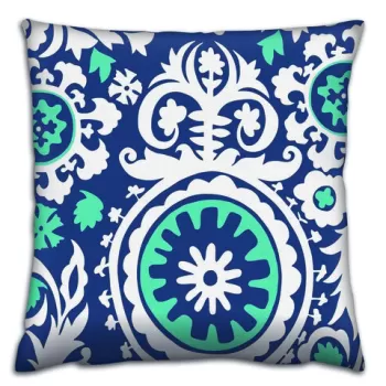 Perna decorativa, A14699, 43x43 cm, 50% Bumbac / 50% Poliester, Multicolor imagine