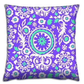 Perna decorativa, A14700, 43x43 cm, 50% Bumbac / 50% Poliester, Multicolor imagine