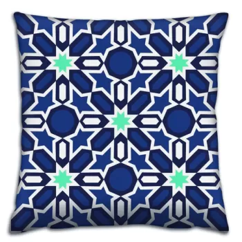 Perna decorativa, A14702, 43x43 cm, 50% Bumbac / 50% Poliester, Multicolor imagine