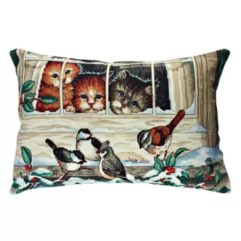 Perna decorativa, A50270, 33x48 cm, 50% Bumbac / 50% Poliester, Multicolor imagine