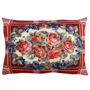 Perna decorativa, A50817, 33x48 cm, 50% Bumbac / 50% Poliester, Multicolor imagine