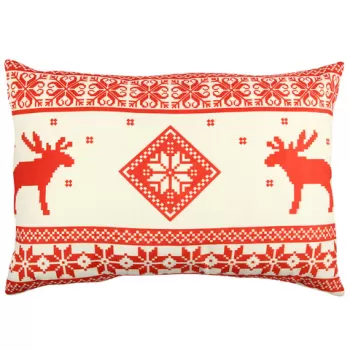 Perna decorativa, A50828, 33x48 cm, 50% Bumbac / 50% Poliester, Multicolor imagine