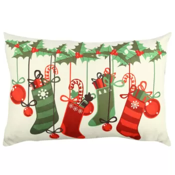 Perna decorativa, A50829, 33x48 cm, 50% Bumbac / 50% Poliester, Multicolor imagine