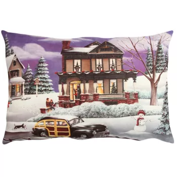 Perna decorativa, A50838, 33x48 cm, 50% Bumbac / 50% Poliester, Multicolor imagine