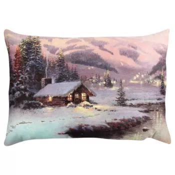 Perna decorativa, A50839, 33x48 cm, 50% Bumbac / 50% Poliester, Multicolor imagine