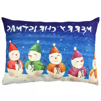 Perna decorativa, A50859, 33x48 cm, 50% Bumbac / 50% Poliester, Multicolor imagine