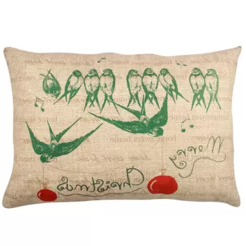 Perna decorativa, A50901, 33x48 cm, 50% Bumbac / 50% Poliester, Multicolor imagine