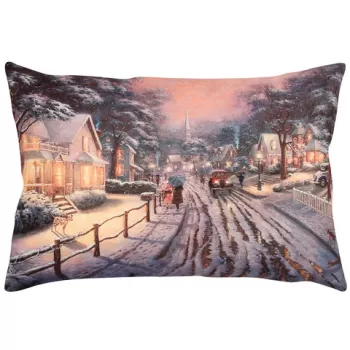 Perna decorativa, A50902, 33x48 cm, 50% Bumbac / 50% Poliester, Multicolor imagine