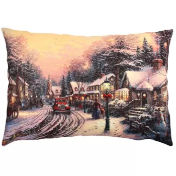 Perna decorativa, A50905, 33x48 cm, 50% Bumbac / 50% Poliester, Multicolor imagine