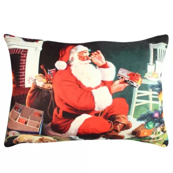 Perna decorativa, A50908, 33x48 cm, 50% Bumbac / 50% Poliester, Multicolor imagine