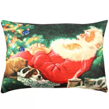 Perna decorativa, A50909, 33x48 cm, 50% Bumbac / 50% Poliester, Multicolor imagine