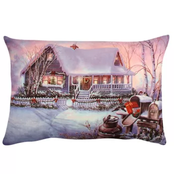 Perna decorativa, A50927, 33x48 cm, 50% Bumbac / 50% Poliester, Multicolor imagine