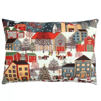 Perna decorativa, A50930, 33x48 cm, 50% Bumbac / 50% Poliester, Multicolor imagine