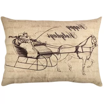 Perna decorativa, A50932, 33x48 cm, 50% Bumbac / 50% Poliester, Multicolor imagine