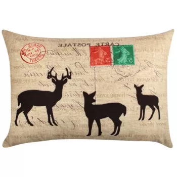 Perna decorativa, A50933, 33x48 cm, 50% Bumbac / 50% Poliester, Multicolor imagine