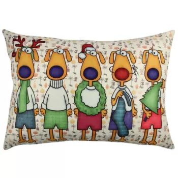 Perna decorativa, A50936, 33x48 cm, 50% Bumbac / 50% Poliester, Multicolor imagine