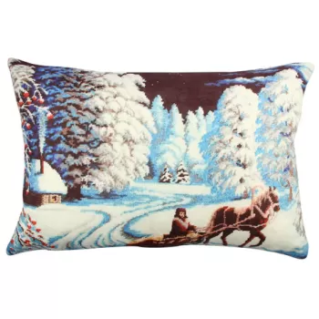 Perna decorativa, A50939, 33x48 cm, 50% Bumbac / 50% Poliester, Multicolor imagine