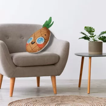 Perna decorativa, AY45PT-25, 30x60 cm, Poliester, Multicolor imagine