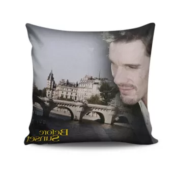 Perna decorativa, BSKRLNT-2, 43x43 cm, 50% Bumbac / 50% Poliester, Multicolor imagine