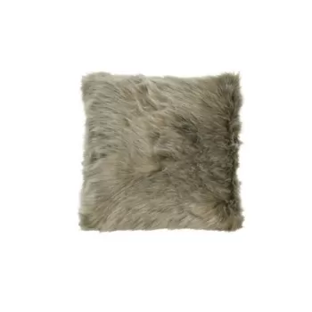 Perna decorativa Fur, 45x45 cm, poliester, verde imagine
