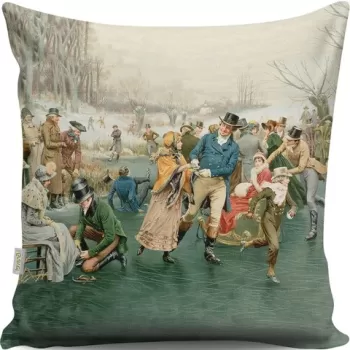 Perna decorativa, Gravel, A13029, 43x43 cm, policoton, multicolor imagine